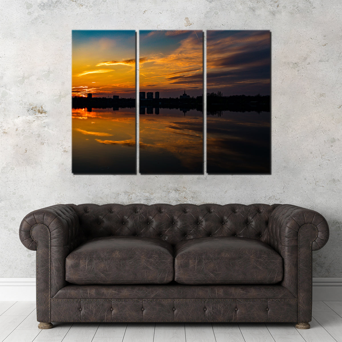 Bucharest Sunset 4 Wall Art