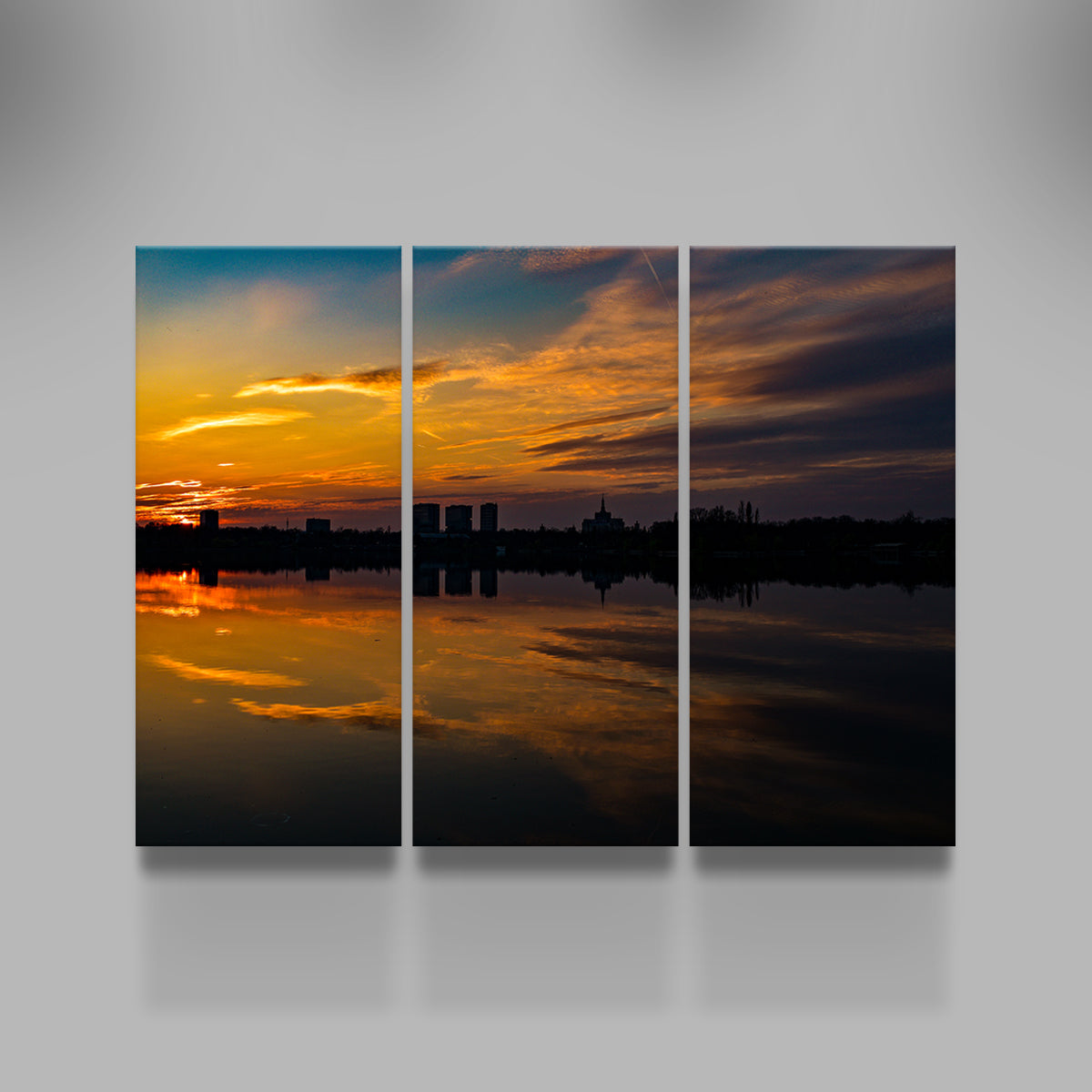 Bucharest Sunset 4 Wall Art