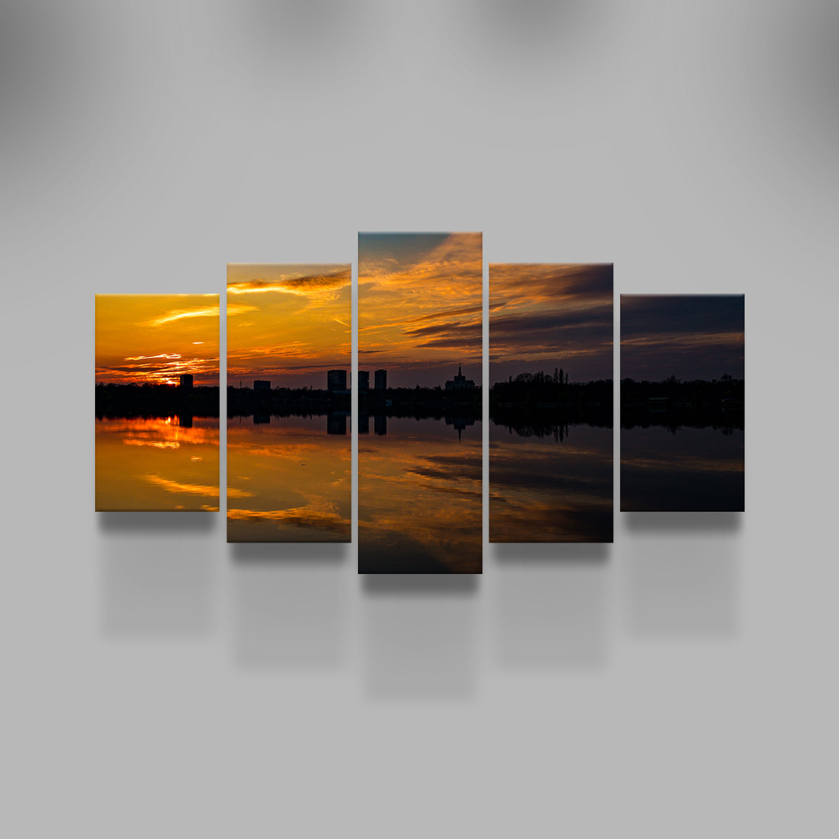 Bucharest Sunset 4 Wall Art
