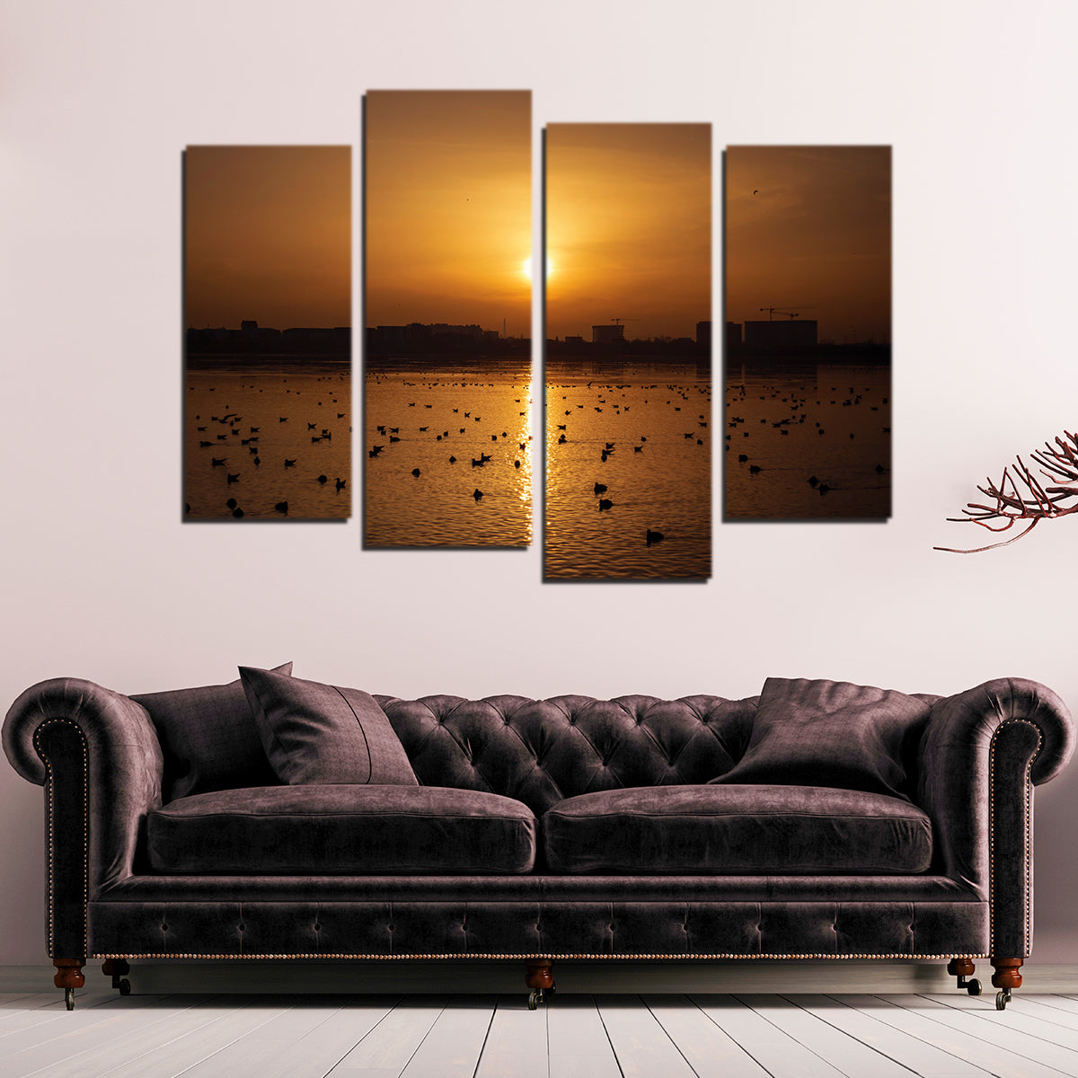 Bucharest Sunset 7 Wall Art