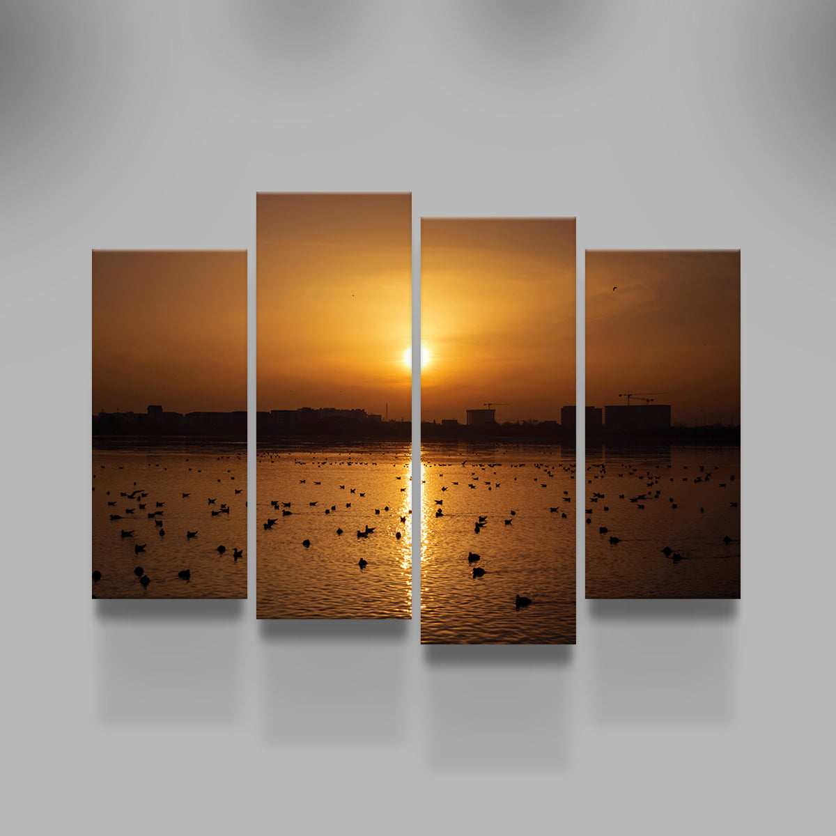 Bucharest Sunset 7 Wall Art