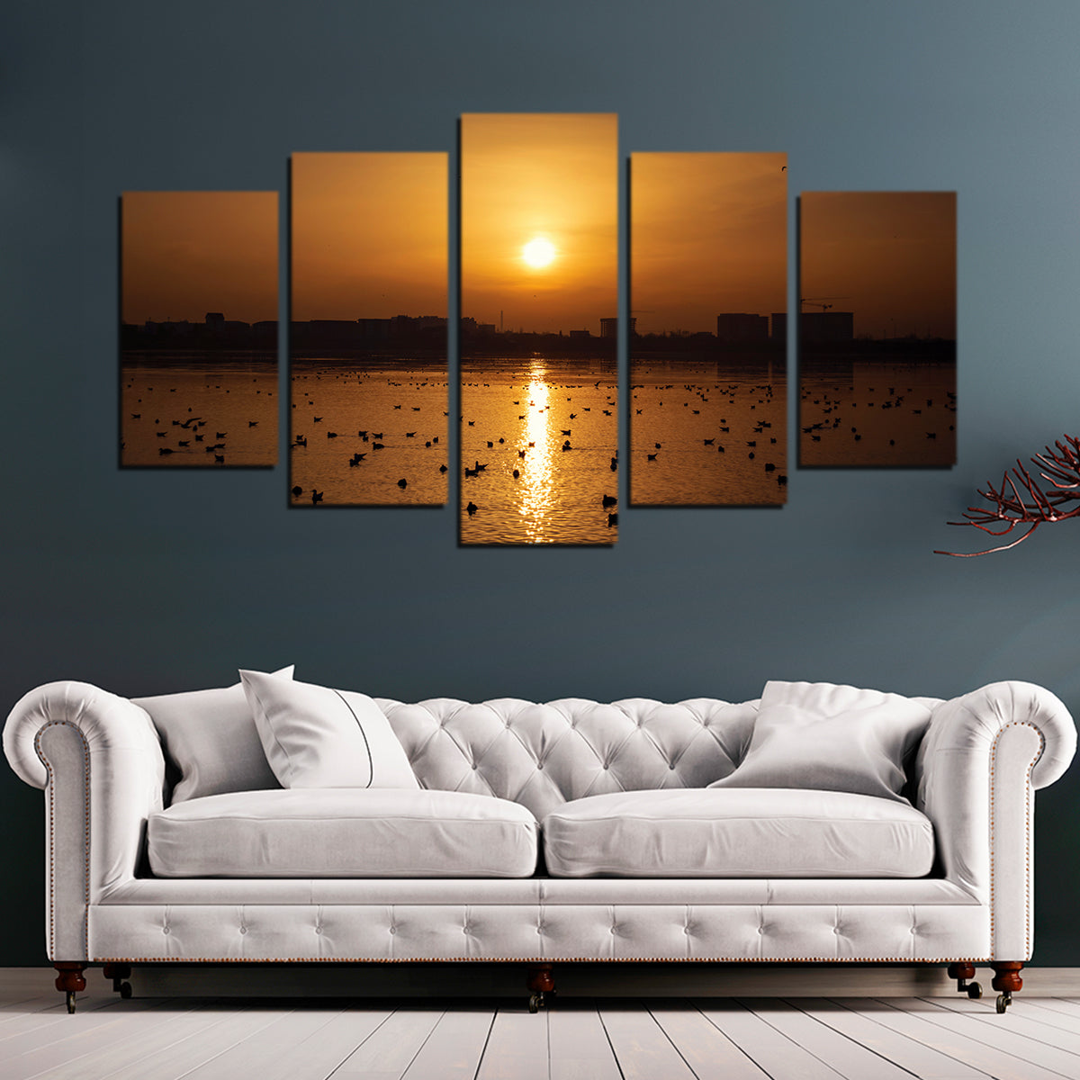 Bucharest Sunset 7 Wall Art