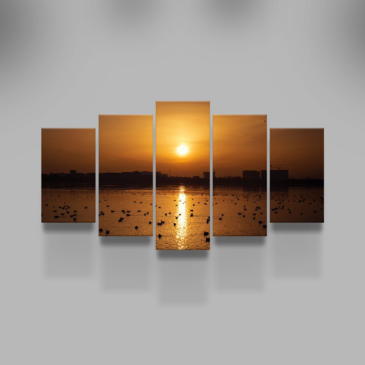 Bucharest Sunset 7 Wall Art