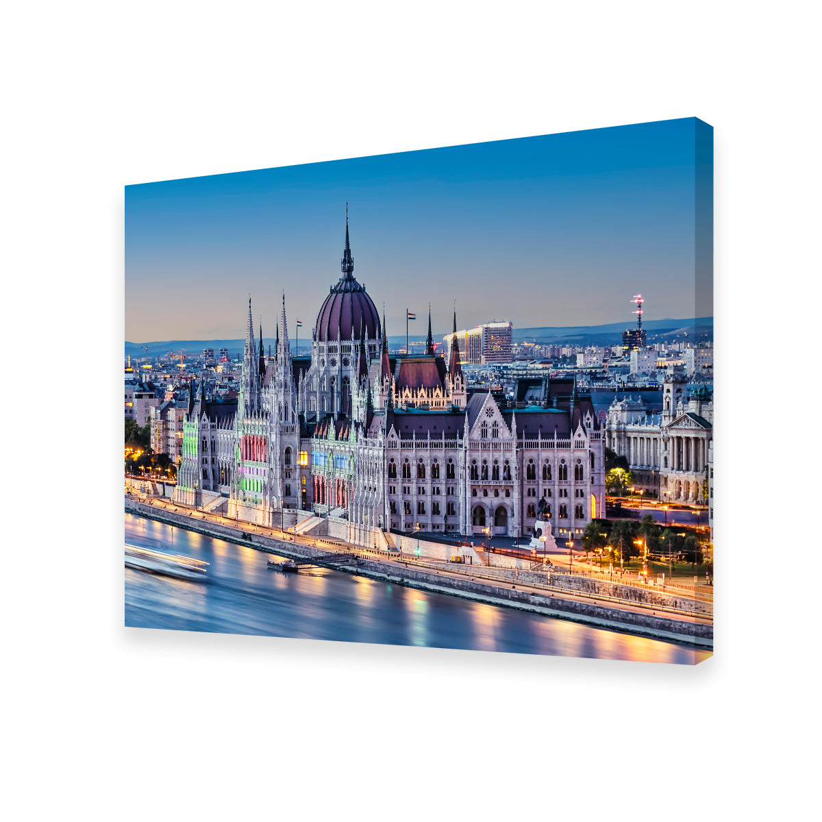 Budapest Sunset Wall Art