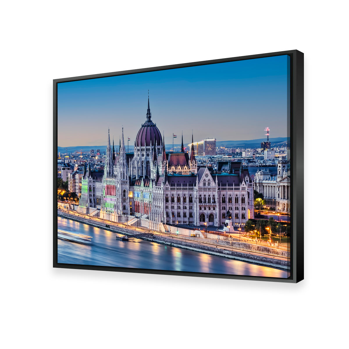 Budapest Sunset Wall Art