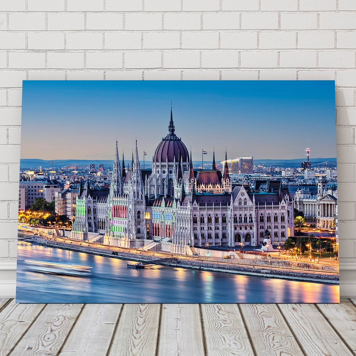 Budapest Sunset Wall Art