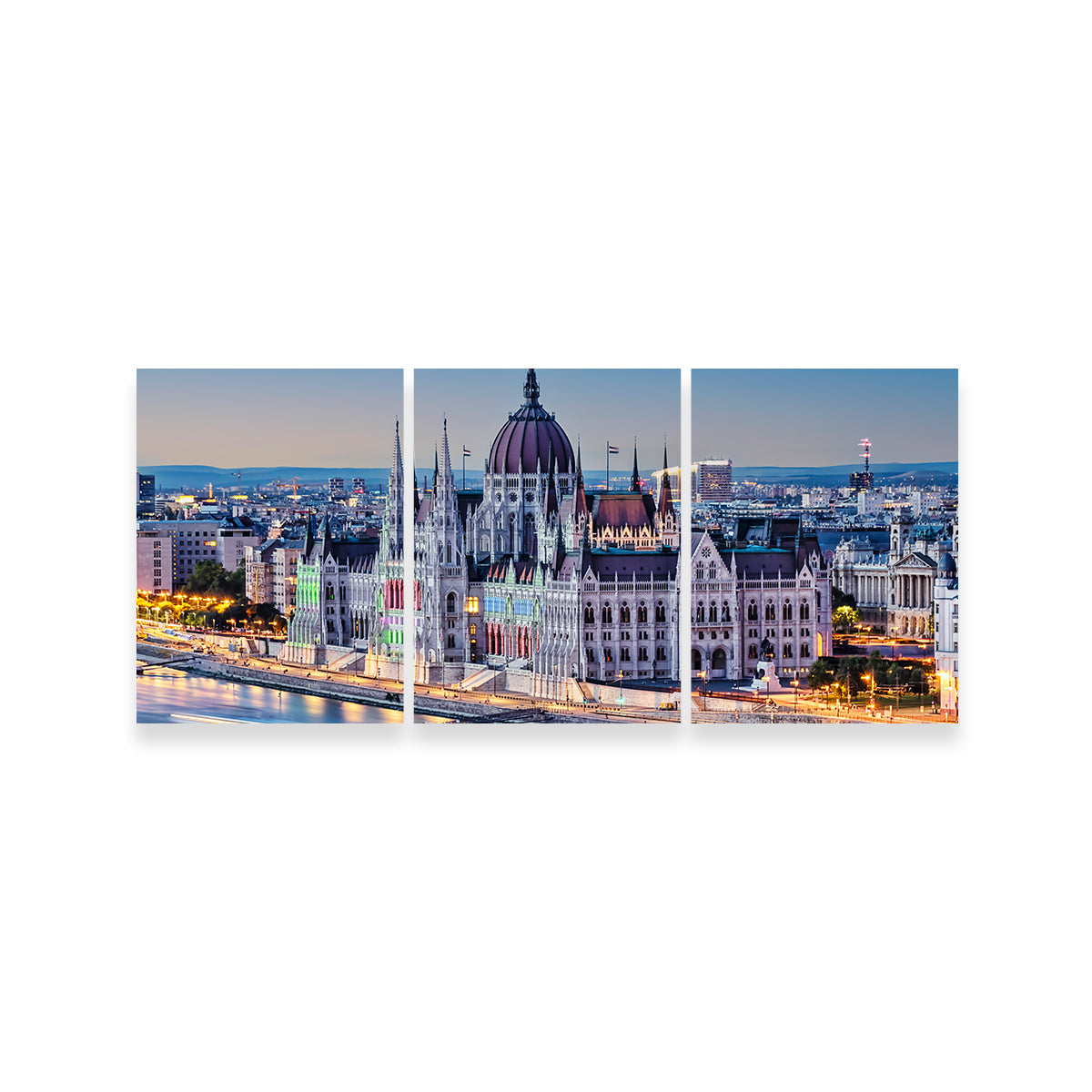 Budapest Sunset Wall Art