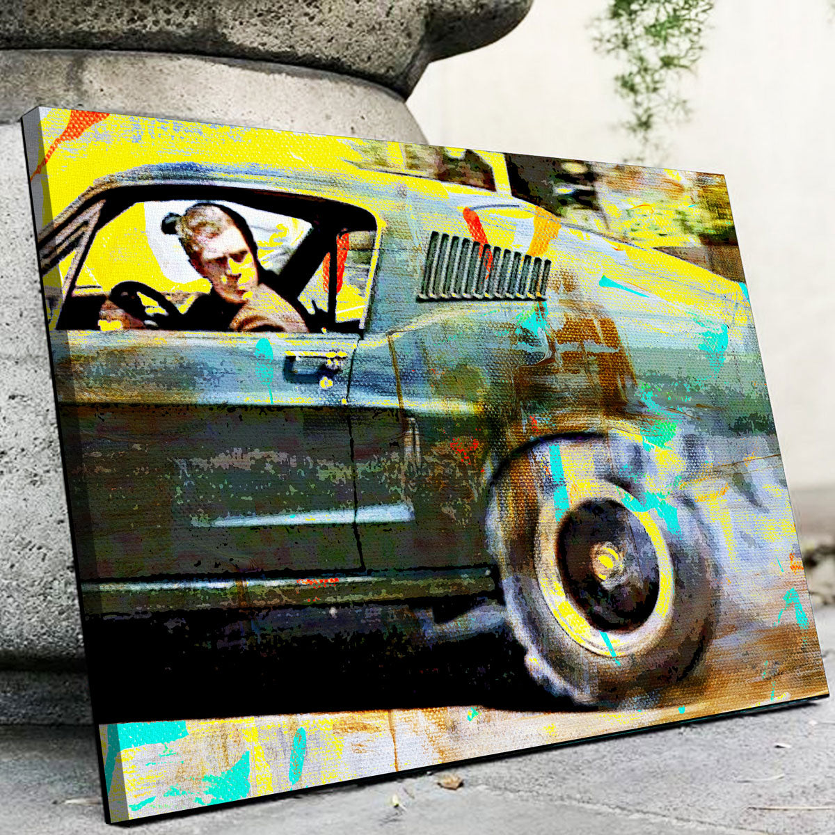 Bullitt Burnout Wall Art