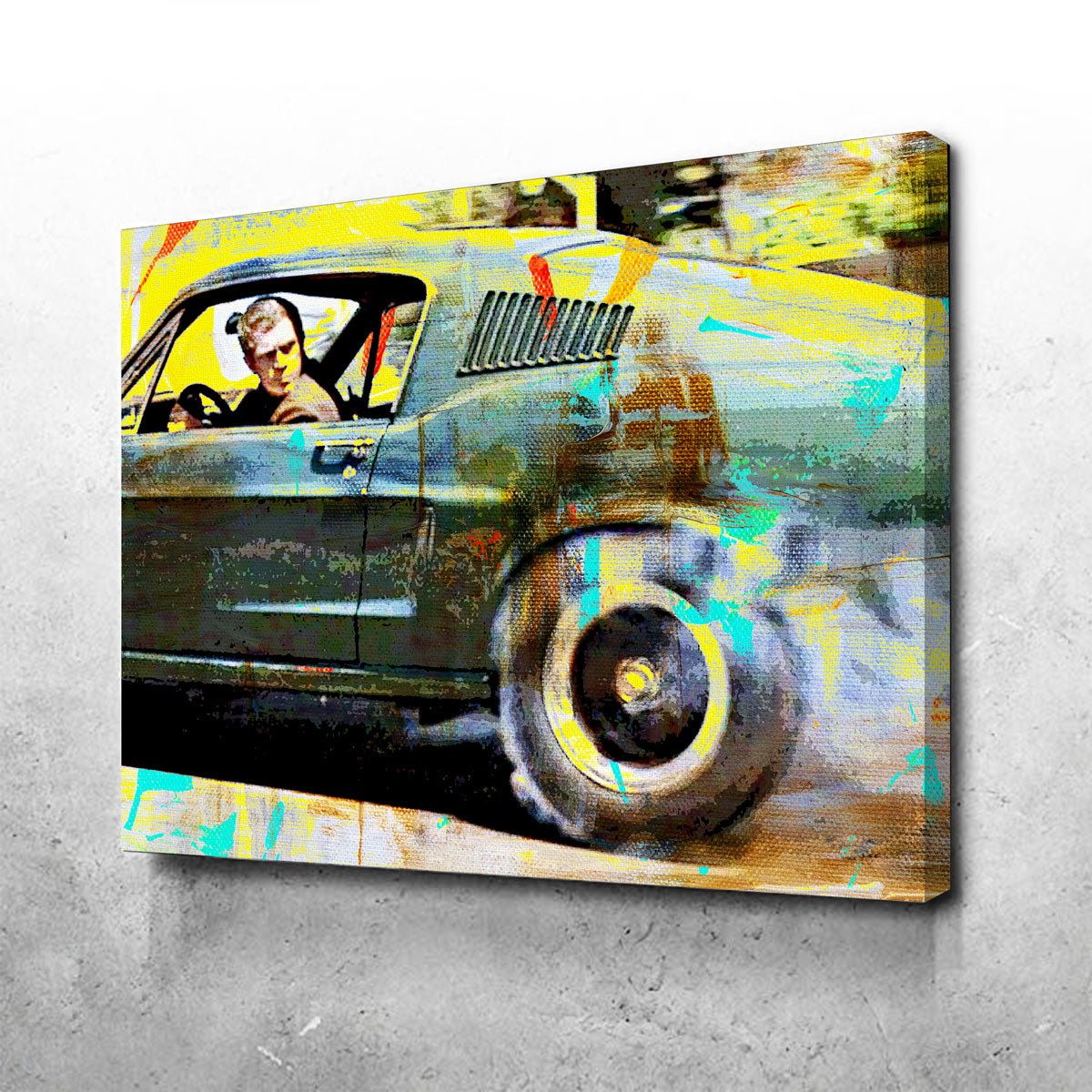 Bullitt Burnout Wall Art