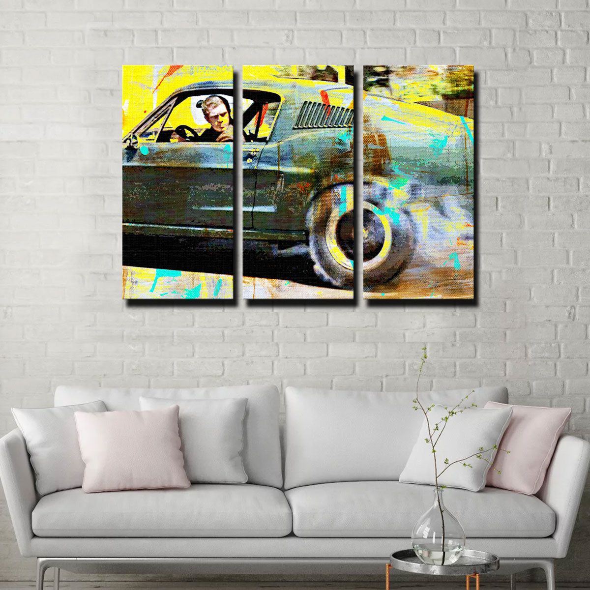 Bullitt Burnout Wall Art