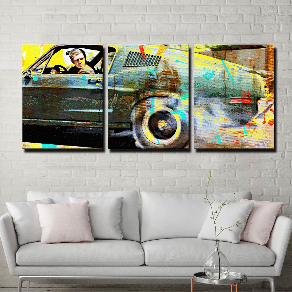 Bullitt Burnout Wall Art