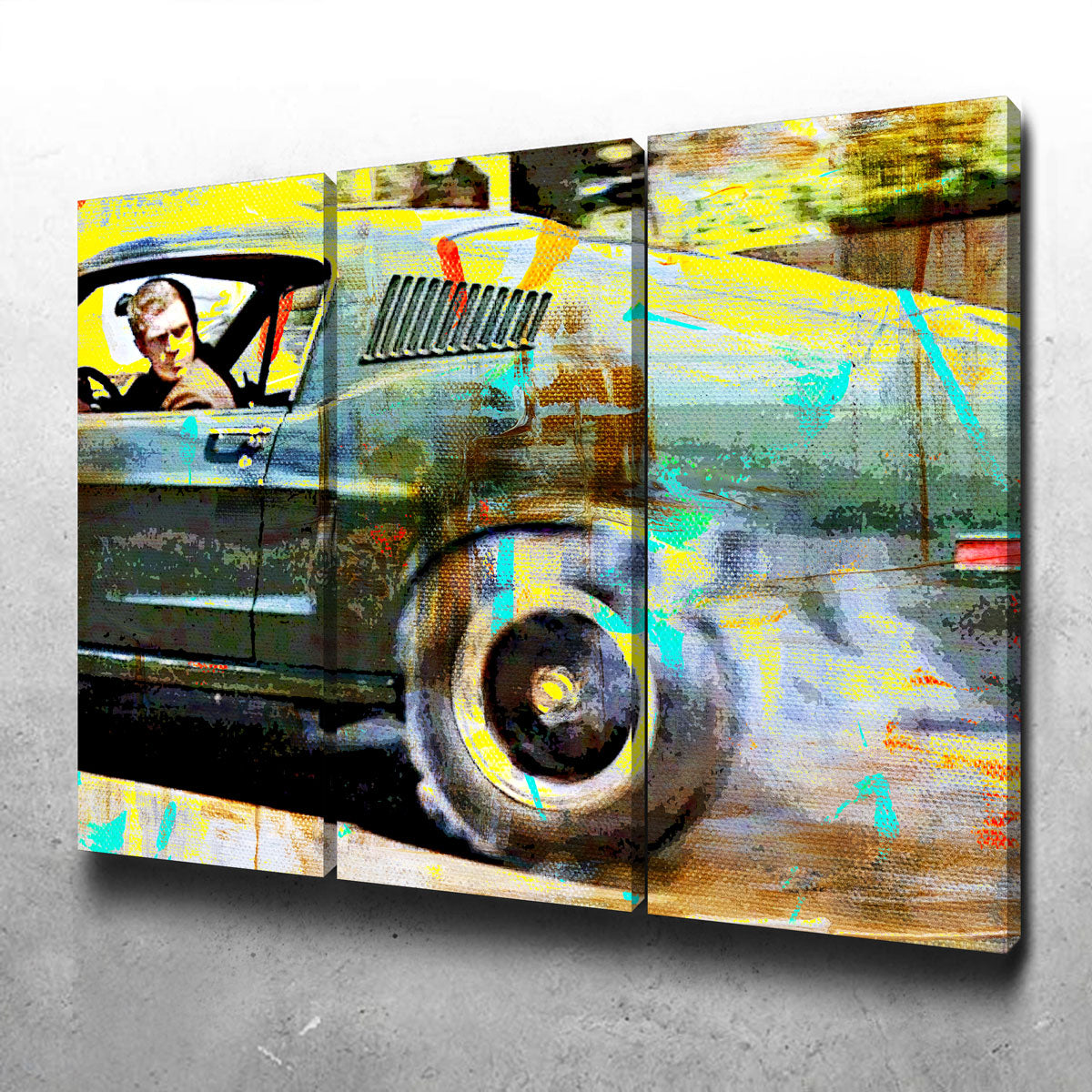 Bullitt Burnout Wall Art