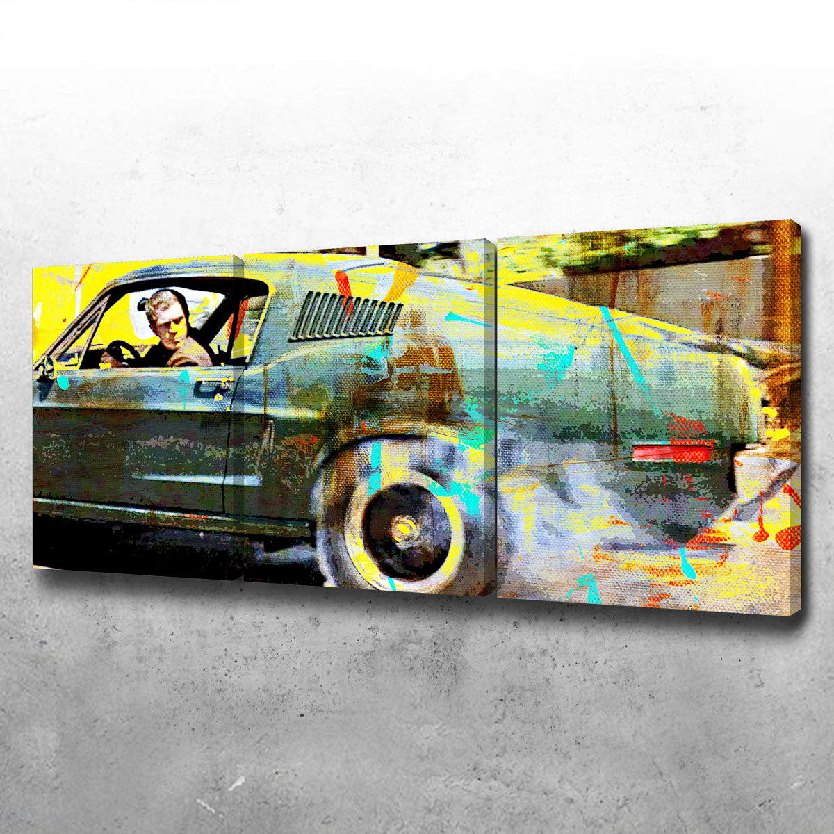 Bullitt Burnout Wall Art