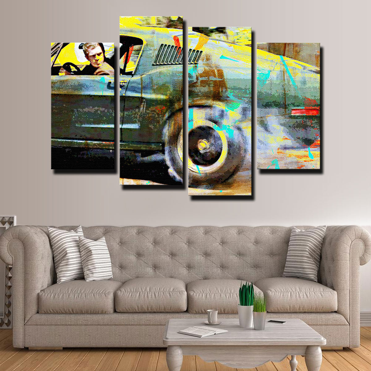 Bullitt Burnout Wall Art