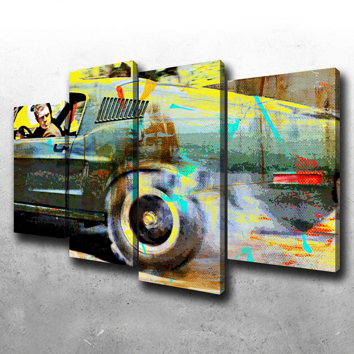 Bullitt Burnout Wall Art