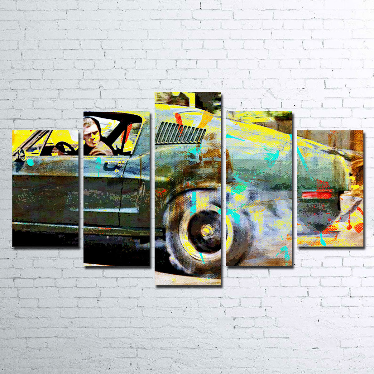 Bullitt Burnout Wall Art