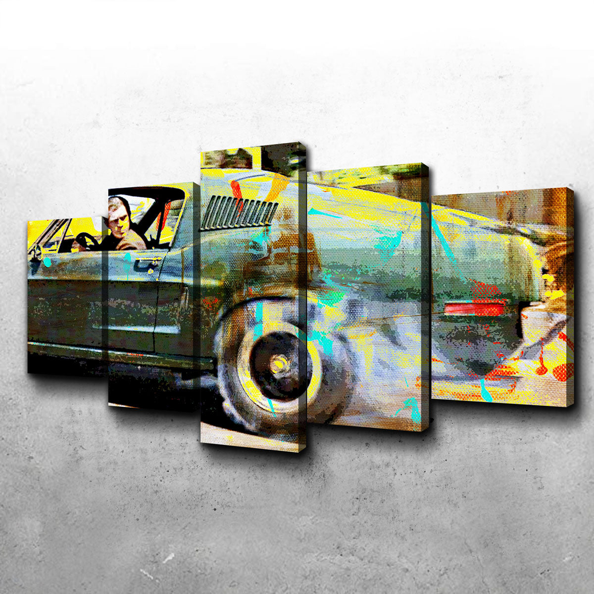 Bullitt Burnout Wall Art
