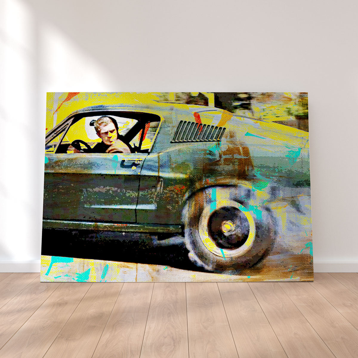 Bullitt Burnout Wall Art