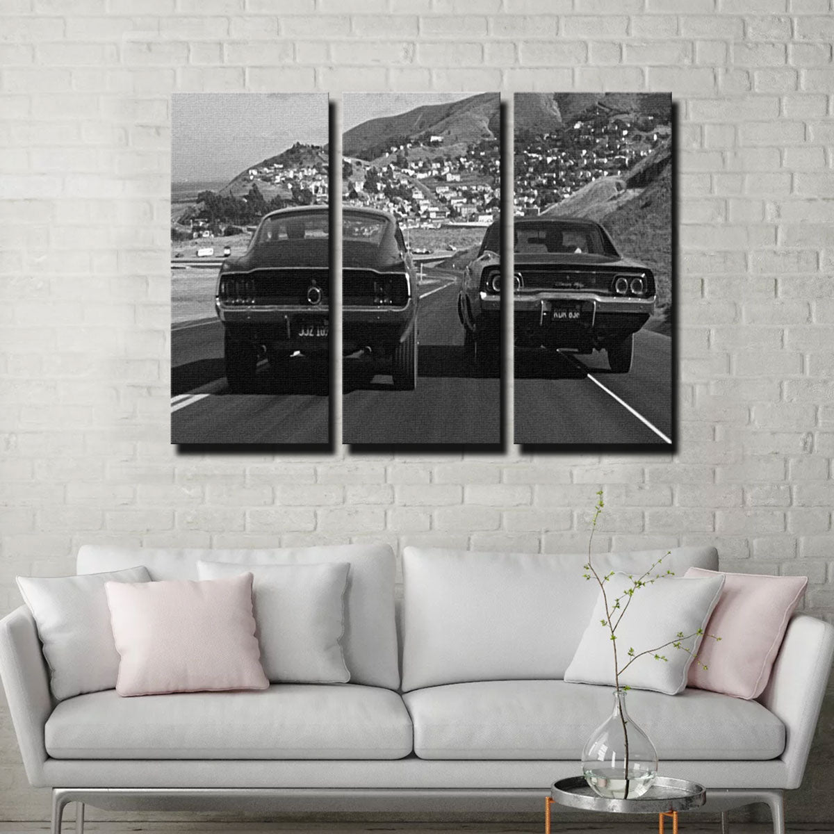 Car Chase Bullitt Wall Art