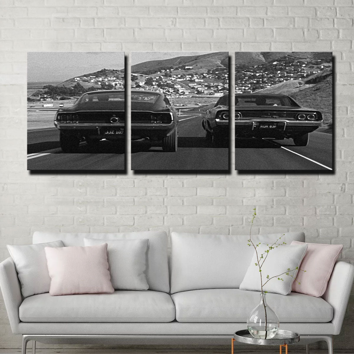 Car Chase Bullitt Wall Art