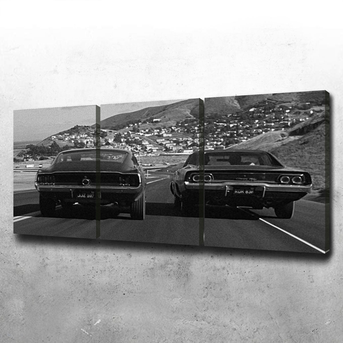 Car Chase Bullitt Wall Art