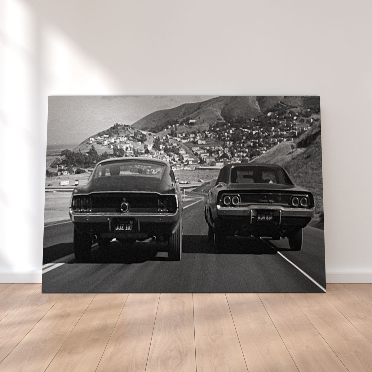 Car Chase Bullitt Wall Art