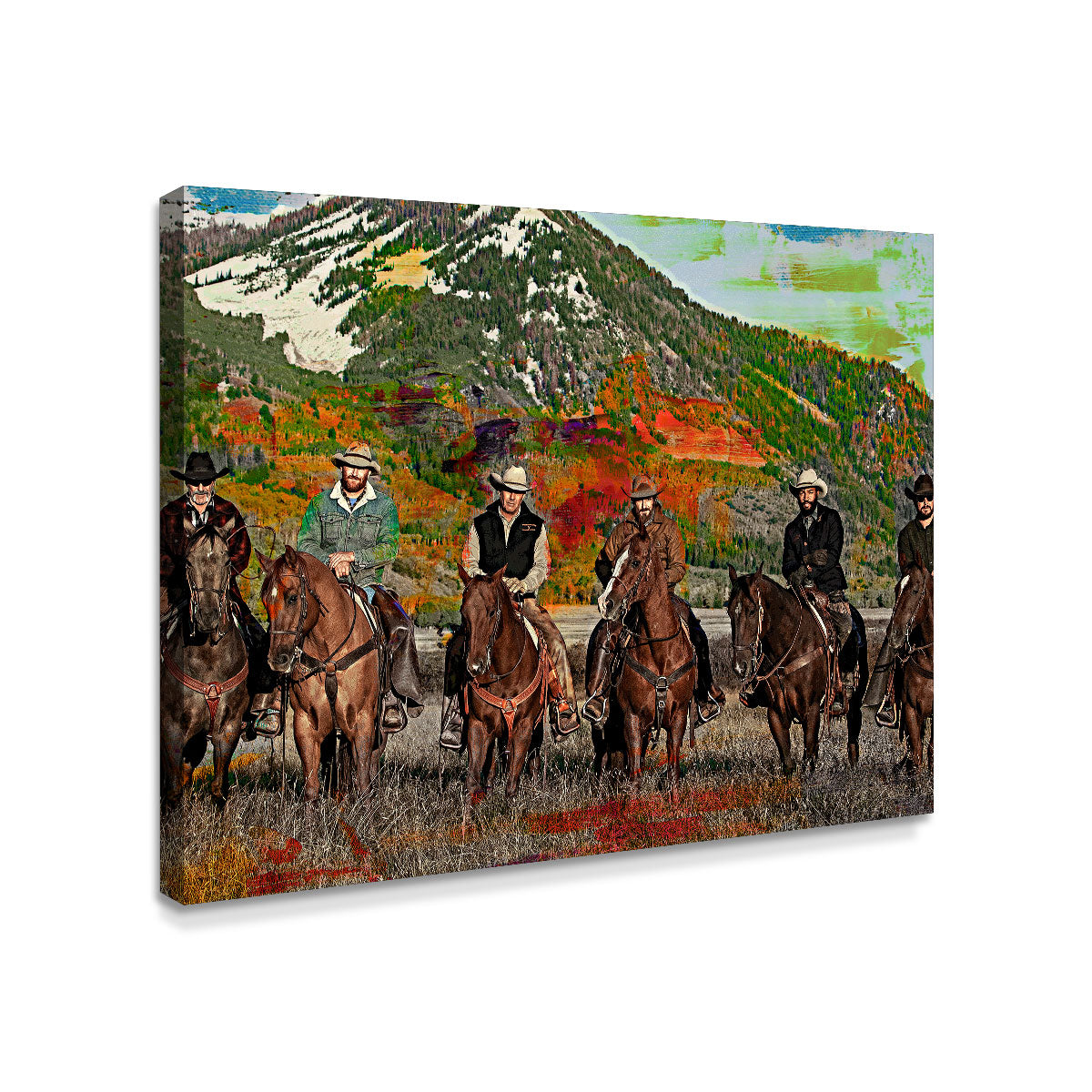 Yellowstone Horse Lineup Wall Art
