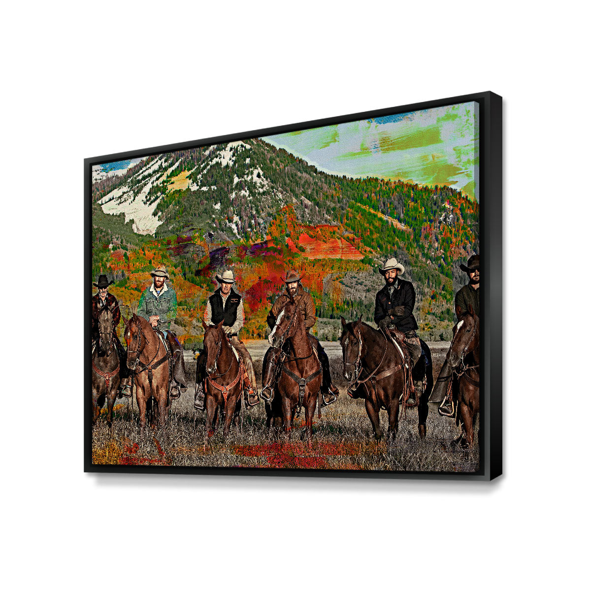 Yellowstone Horse Lineup Wall Art