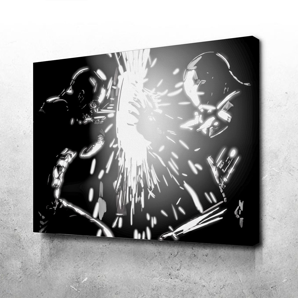 Cap vs Ironman Wall Art