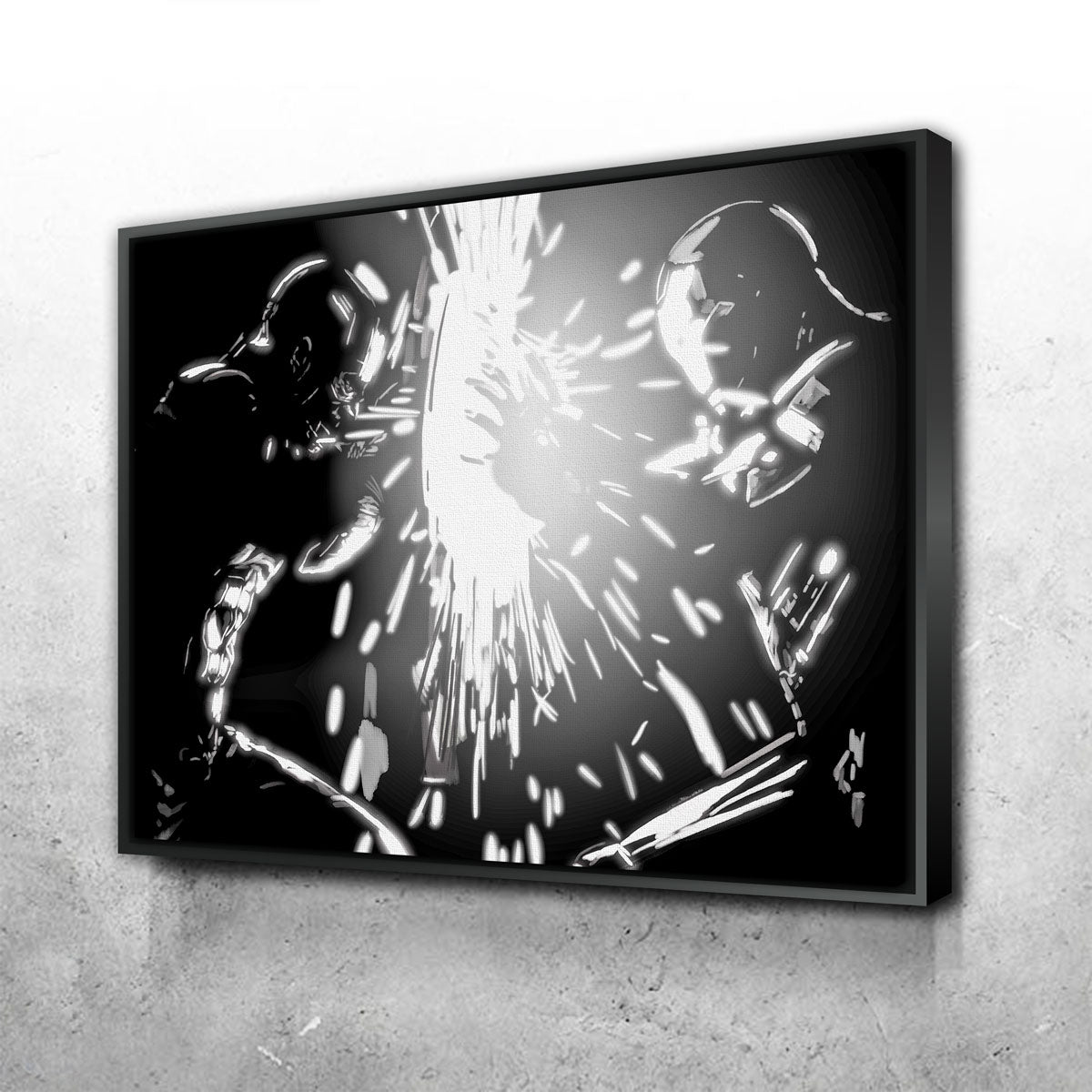 Cap vs Ironman Wall Art