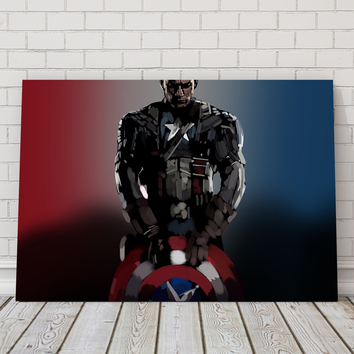 Cap and His Shield Wall Art