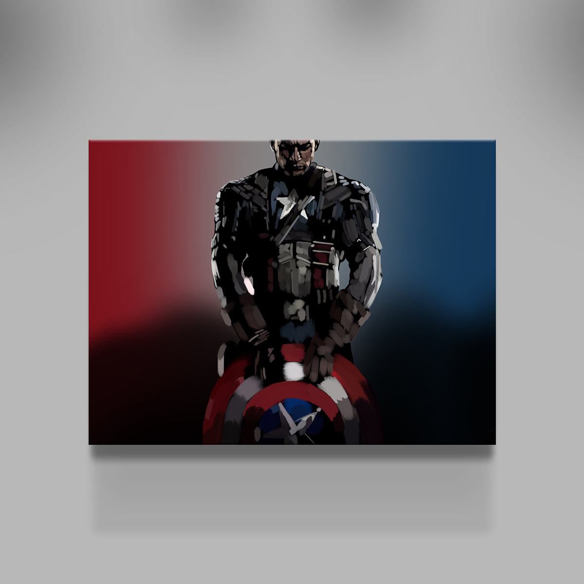 Cap and His Shield Wall Art