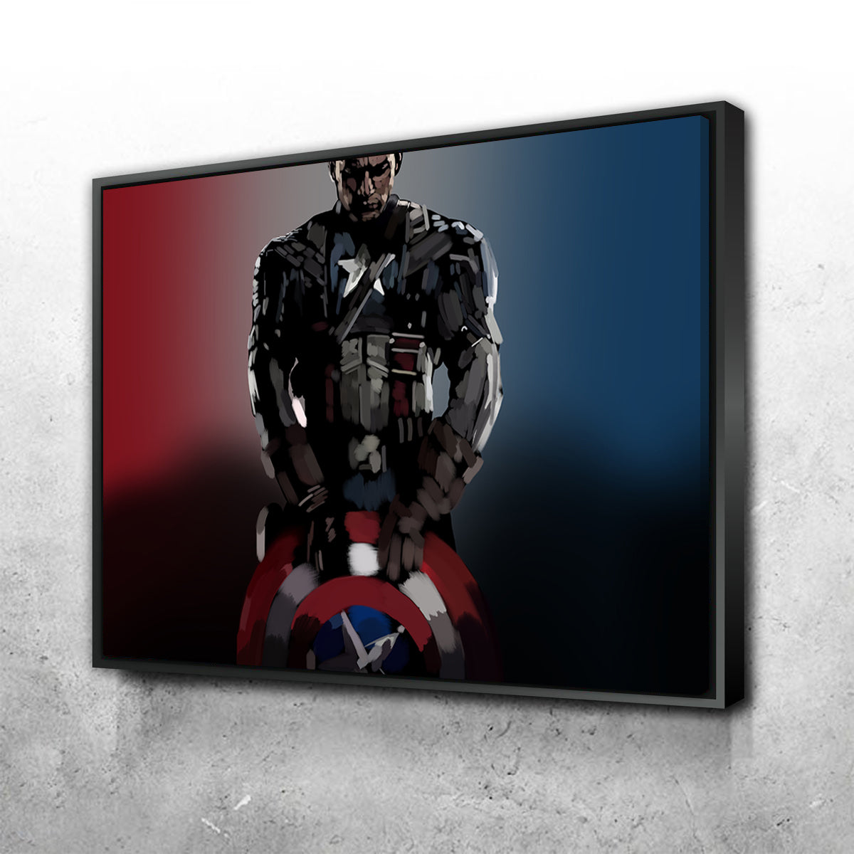 Cap and His Shield Wall Art