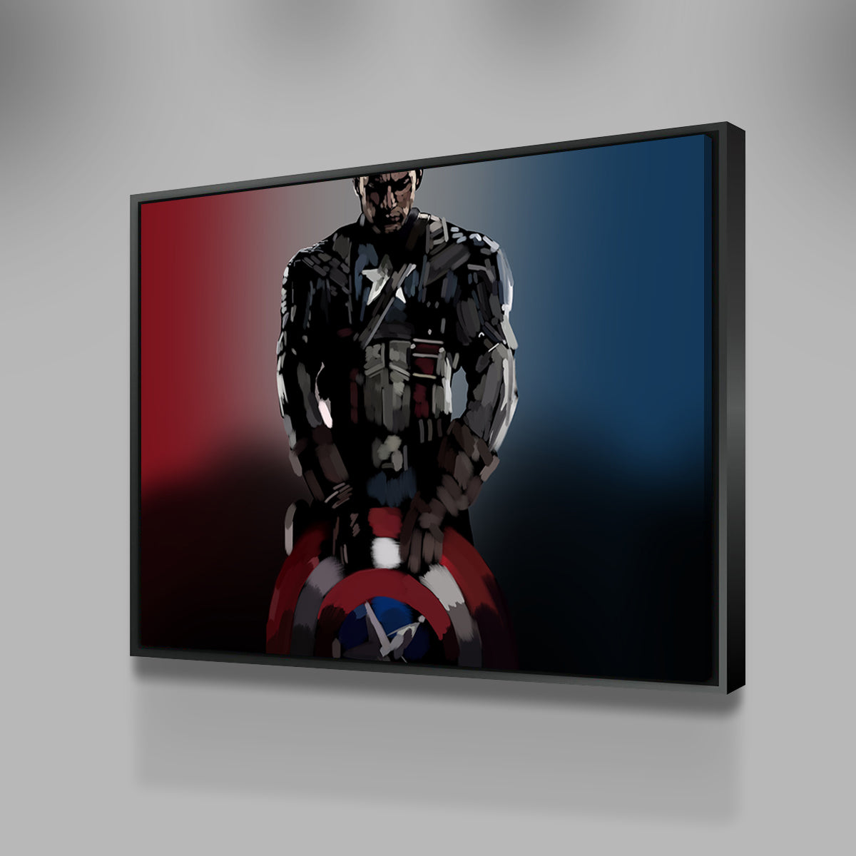 Cap and His Shield Wall Art