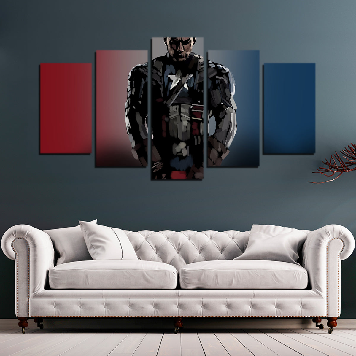 Cap and His Shield Wall Art