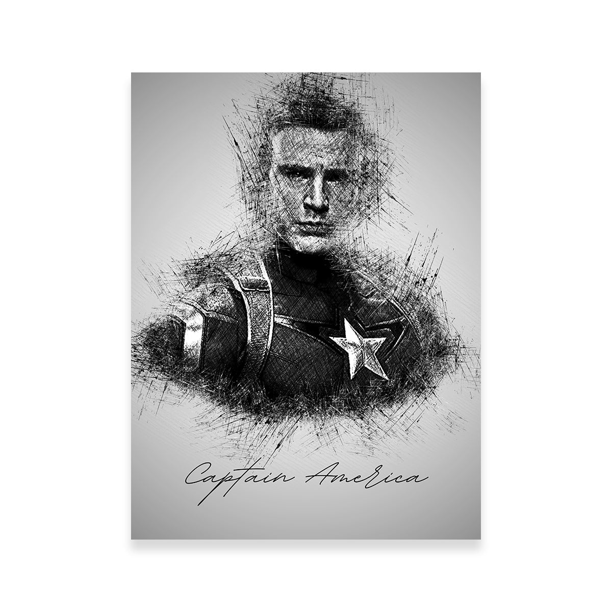Captain America Evans Wall Art