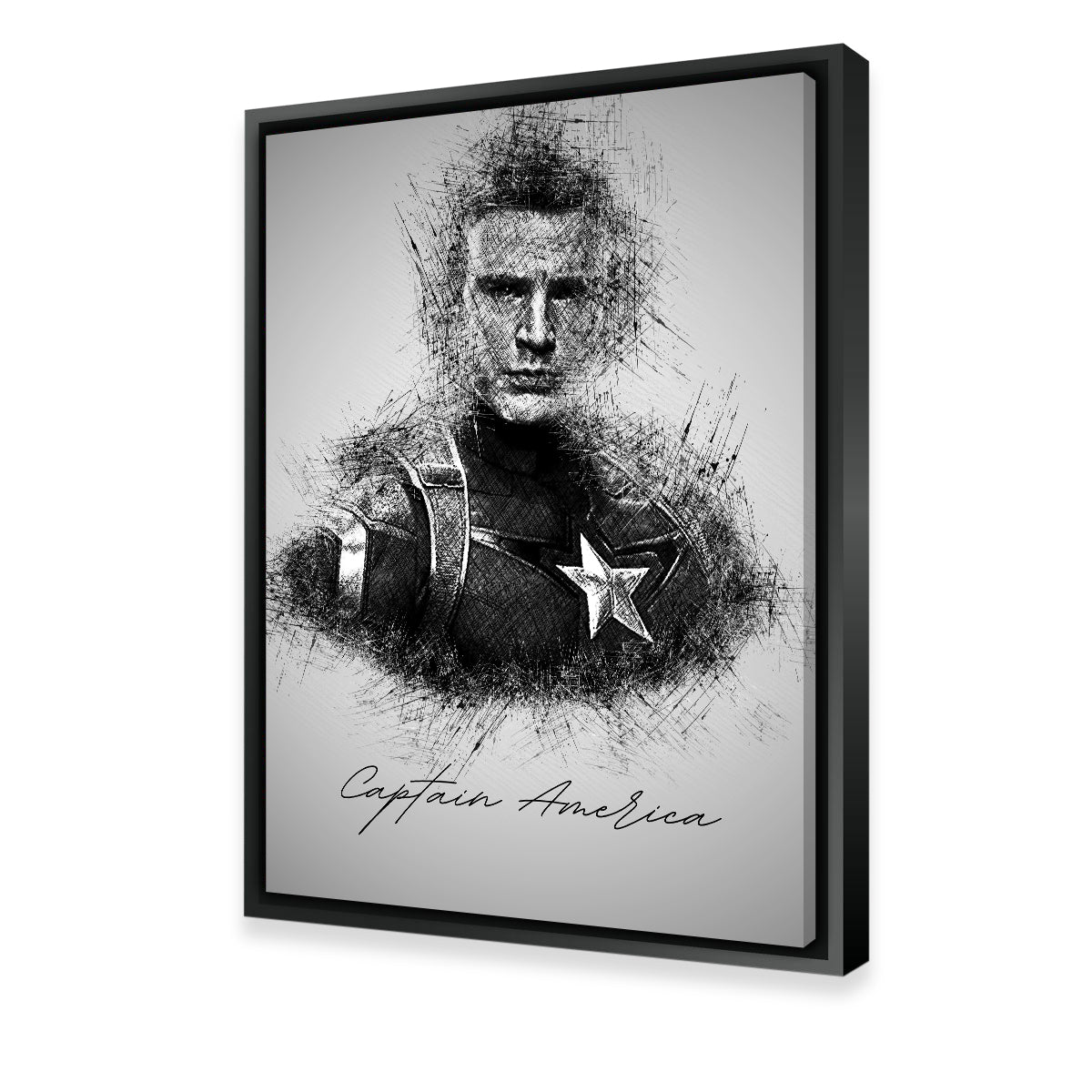 Captain America Evans Wall Art