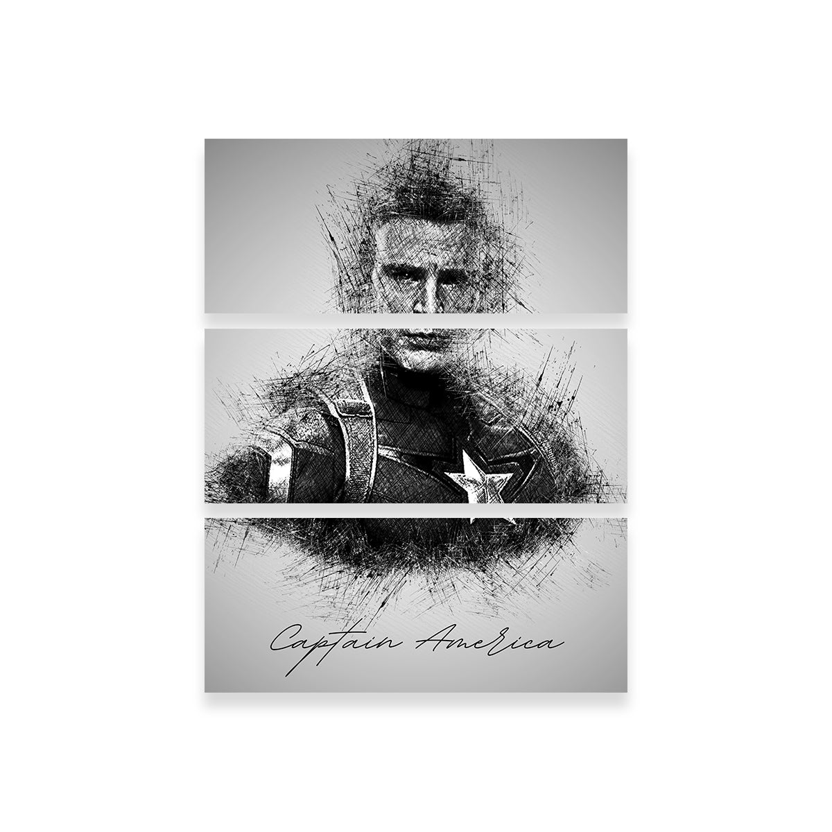 Captain America Evans Wall Art