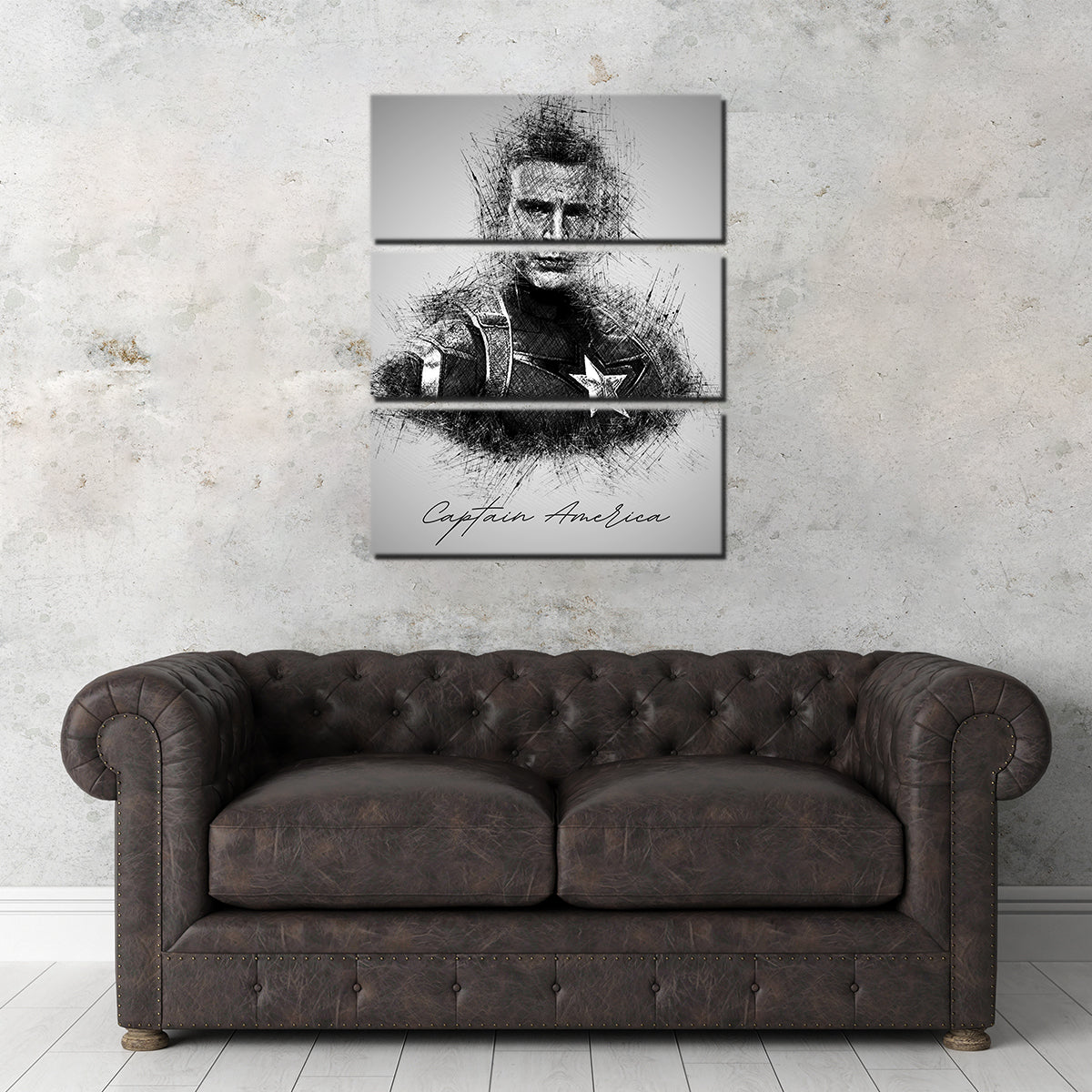 Captain America Evans Wall Art