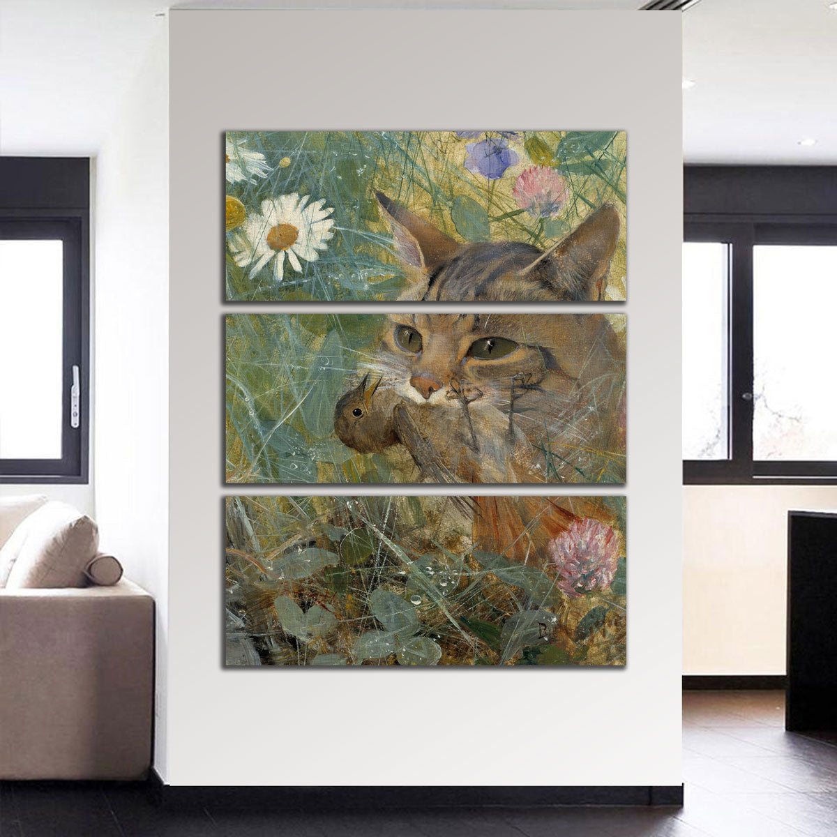 Cat's Catch Wall Art