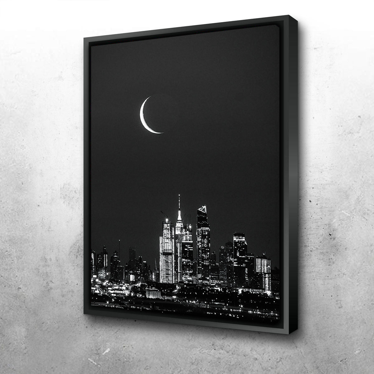 Caught Between Moon and NYC Wall Art