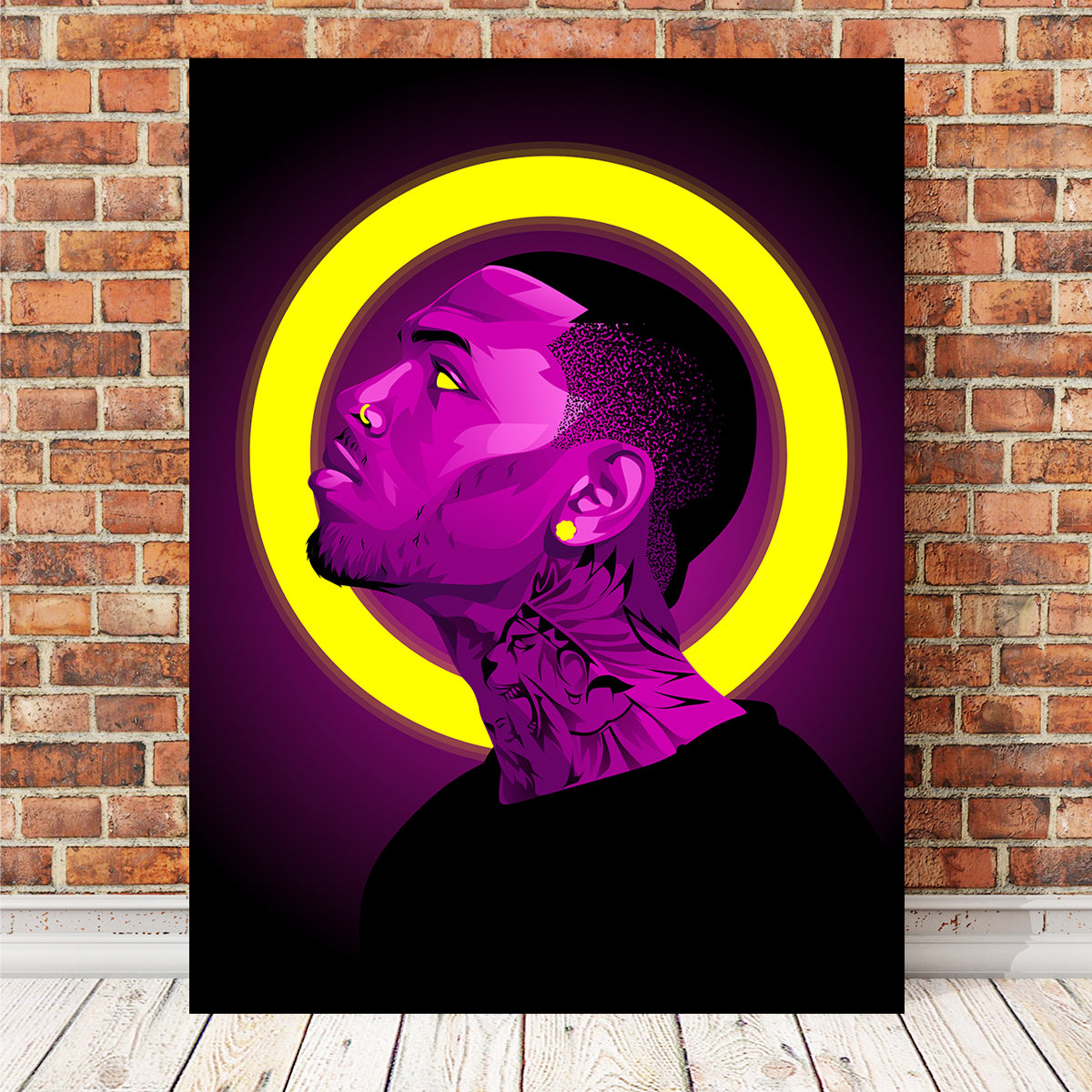 Chris brown Wall Art