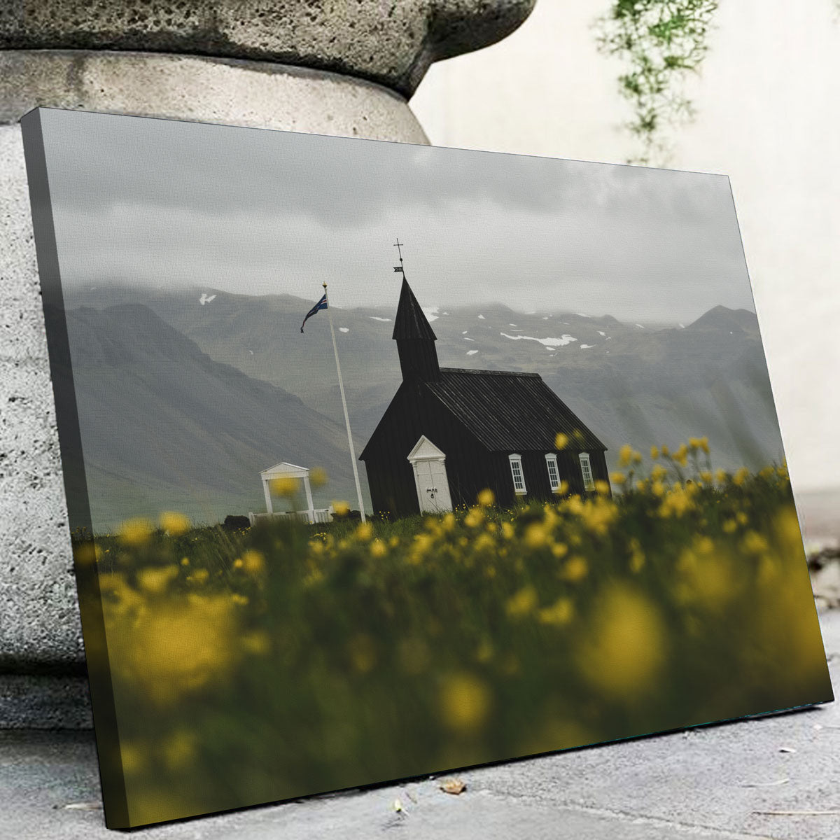 Church Flowers Wall Art