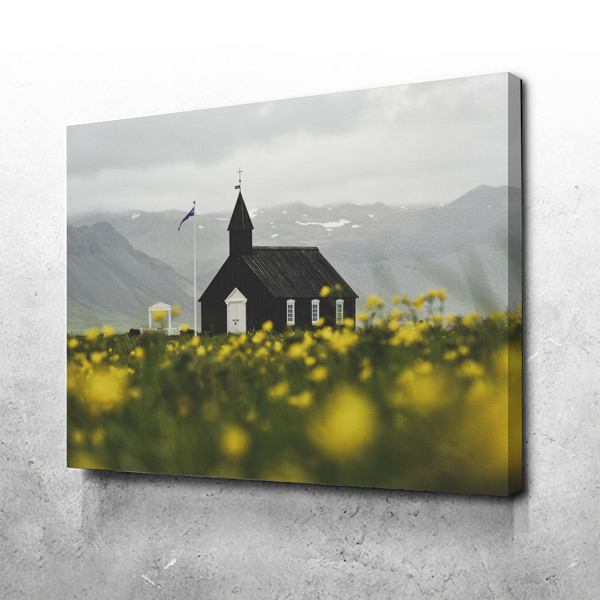 Church Flowers Wall Art