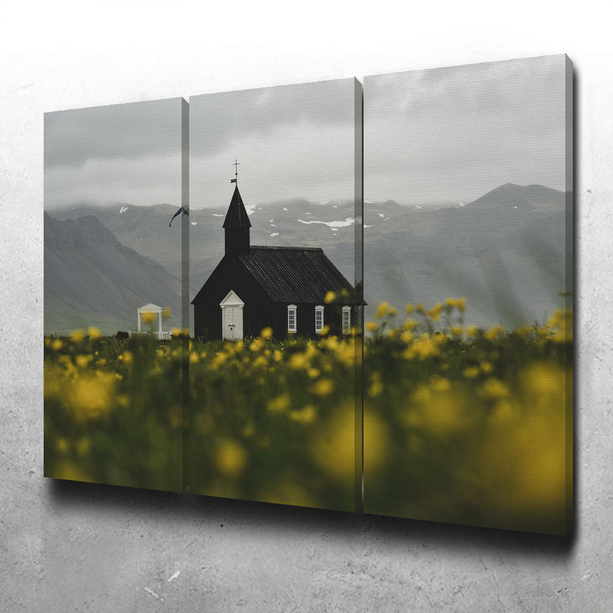 Church Flowers Wall Art