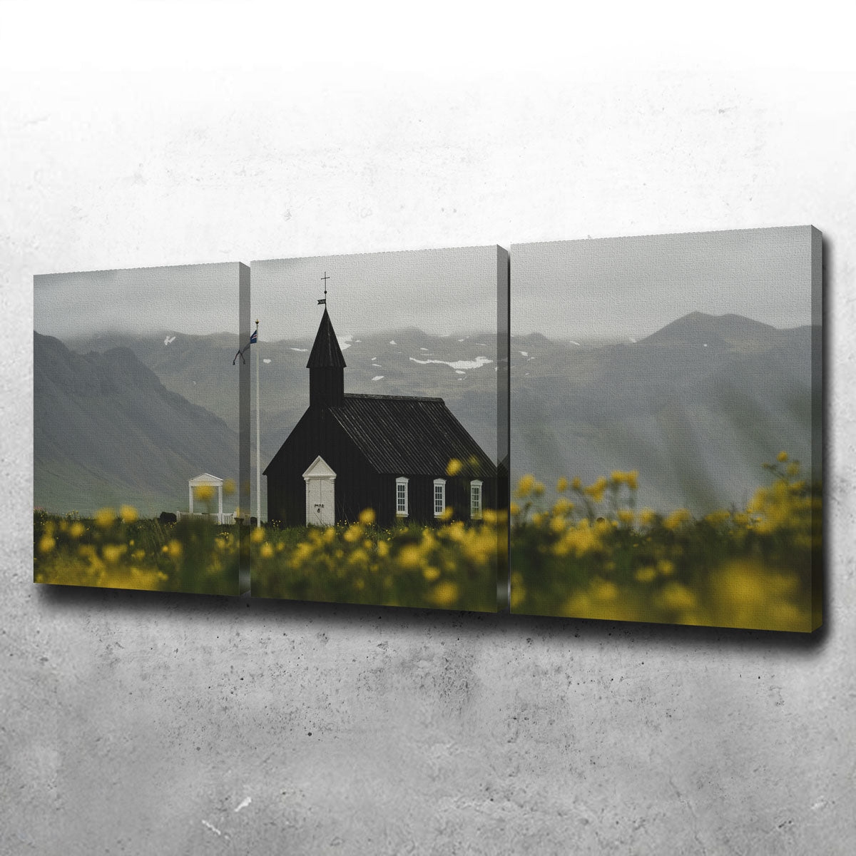 Church Flowers Wall Art