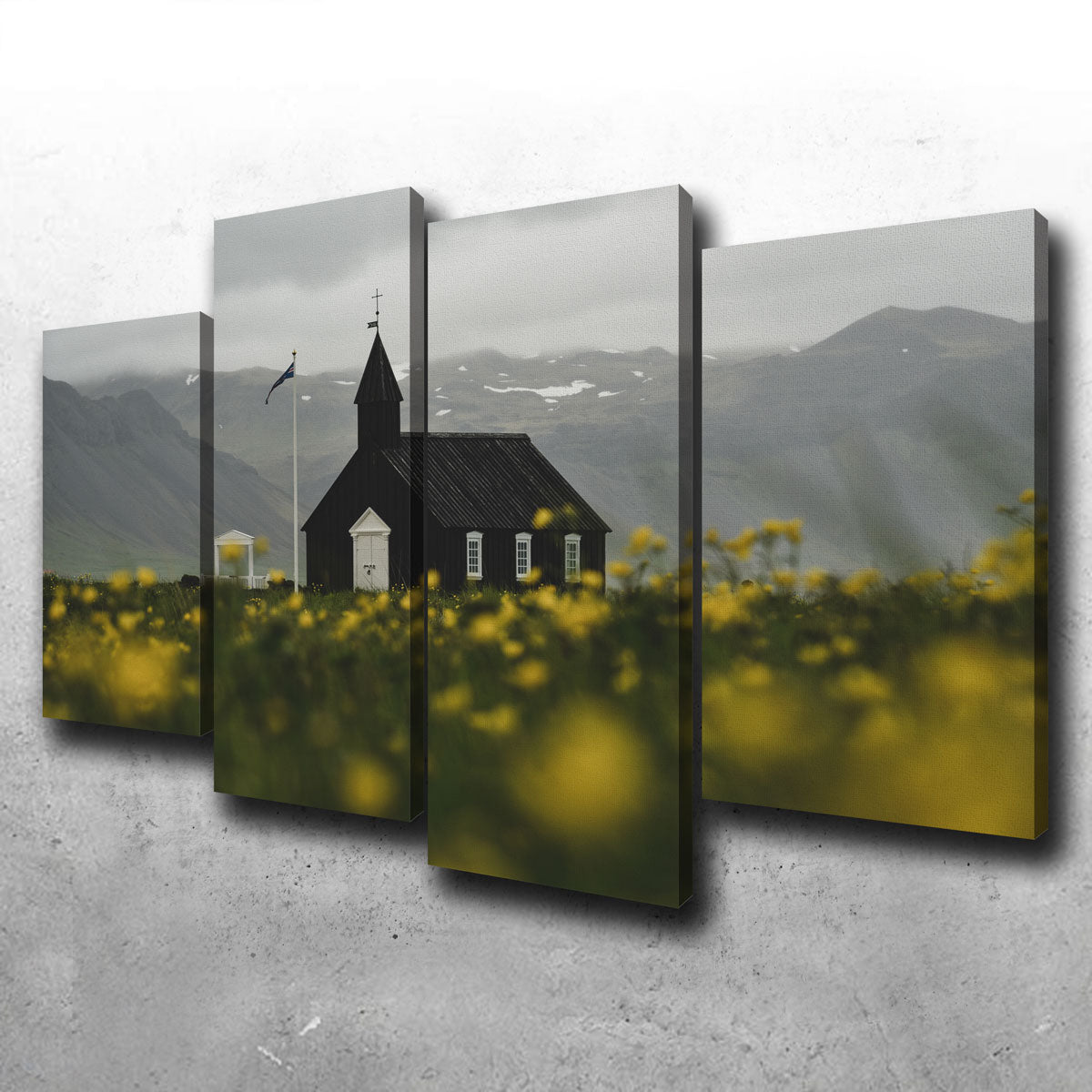 Church Flowers Wall Art