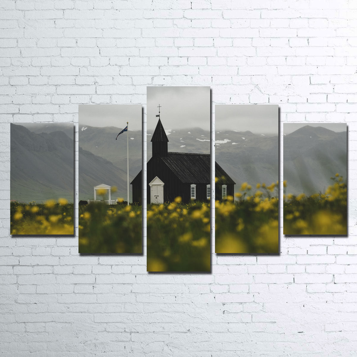 Church Flowers Wall Art