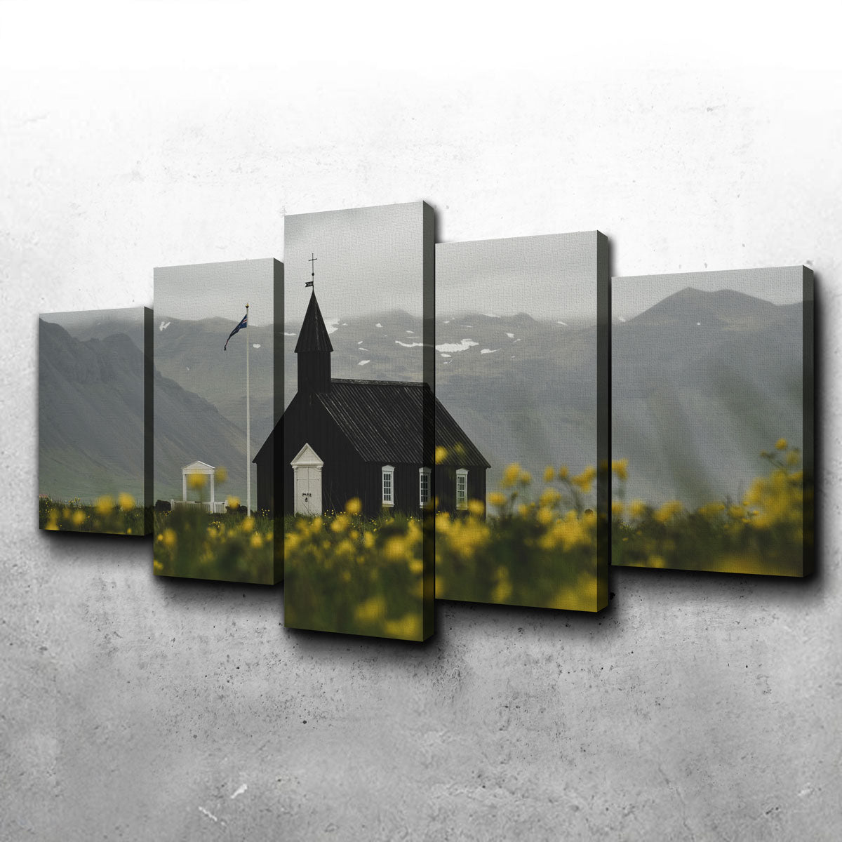 Church Flowers Wall Art