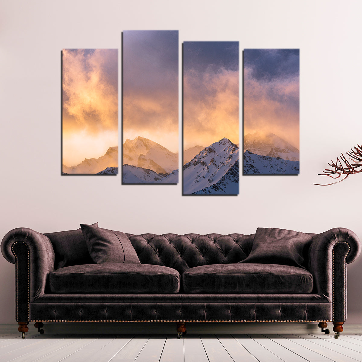 Ciel embrasé Wall Art